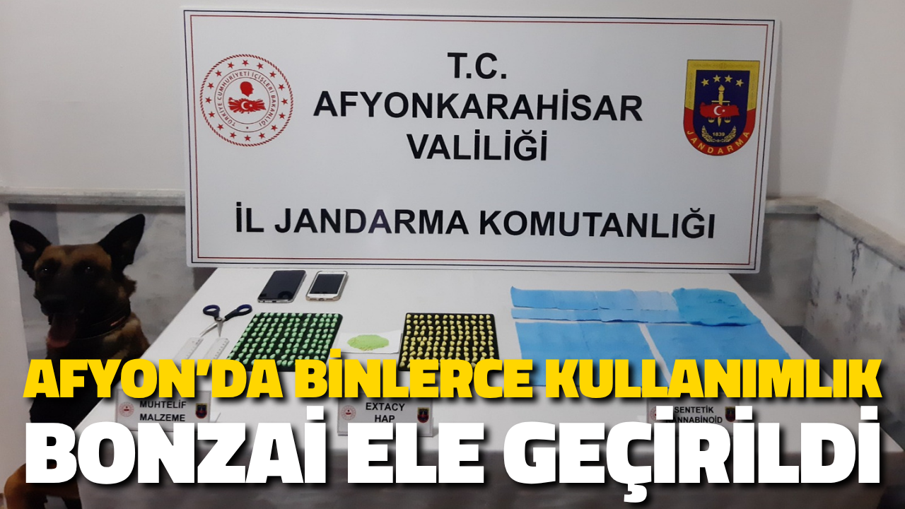 Afyon’da Binlerce Kullanımlık Bonzai Ele Geçirildi!