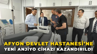 Afyon Devlet Hastanesi’ne Yeni Anjiyo Cihazı Kazandırıldı