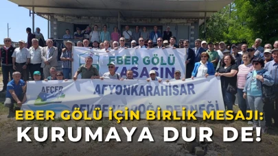 Eber Gölü İçin Birlik Mesajı: Kurumaya Dur De!