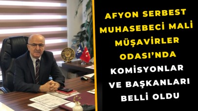Afyon Serbest Muhasebeci Mali Müşavirler Odası’nda Komisyonlar ve Başkanları Belli Oldu
