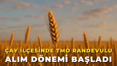 Çay İlçesinde TMO Randevulu Alım Dönemi Başladı