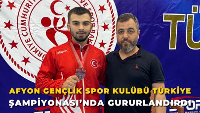 Afyon Gençlik Spor Kulübü Türkiye Şampiyonası’nda Gururlandırdı