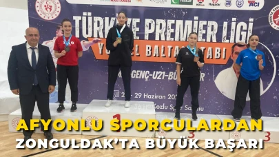 Afyonkarahisarlı Sporculardan Zonguldak’ta Büyük Başarı