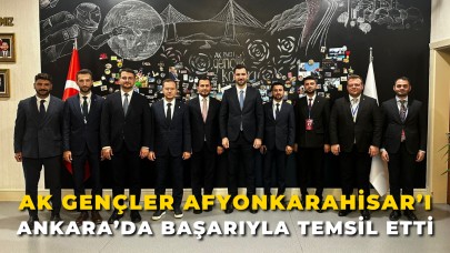 AK Gençler Afyonkarahisar’ı Ankara’da Başarıyla Temsil Etti