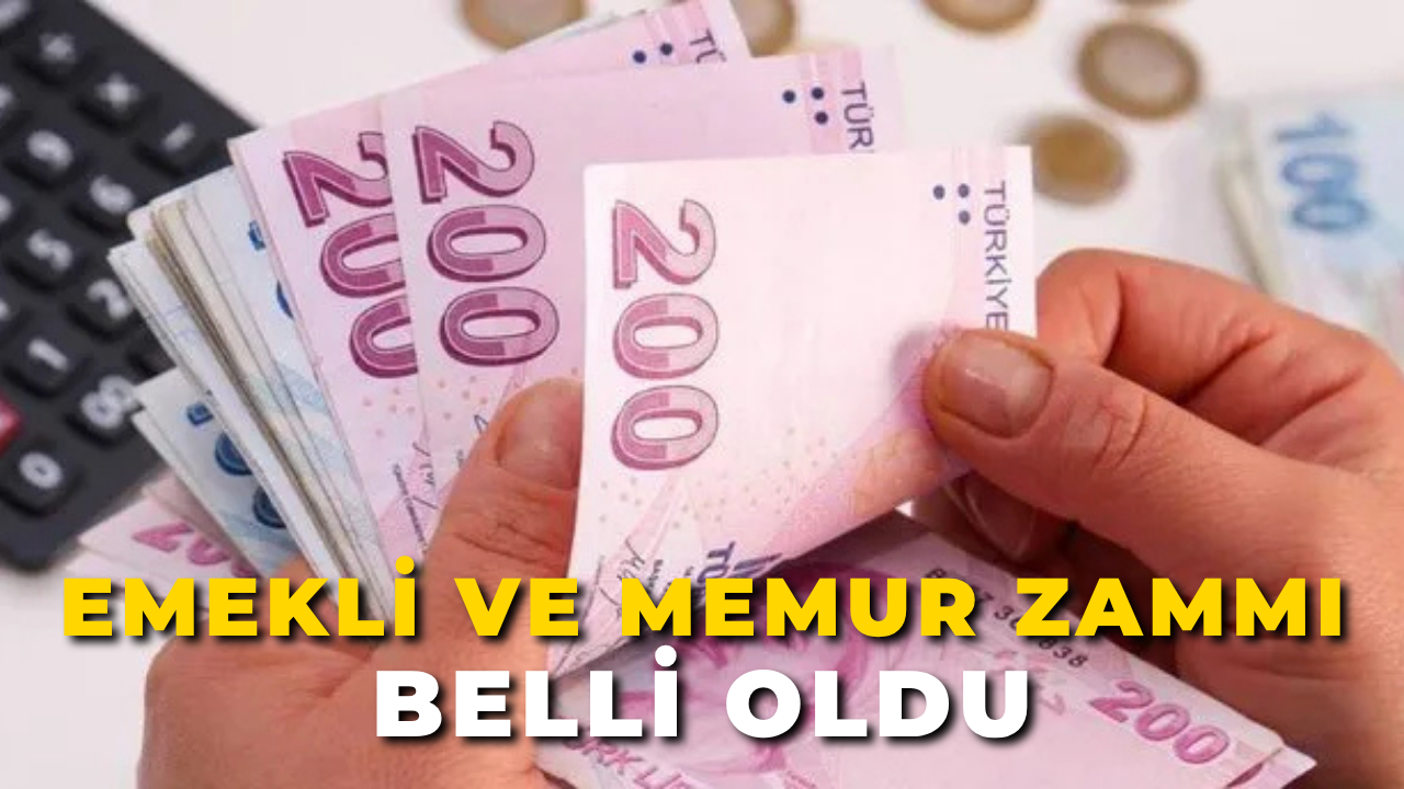 Emekli ve Memur Zammı Belli Oldu: Enflasyon Farkı ve Toplu Sözleşme Zammı Açıklandı