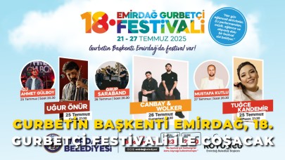 Gurbetin Başkenti Emirdağ, 18. Gurbetçi Festivali ile Coşacak