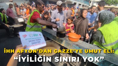 İHH Afyon’dan Gazze’ye Umut Eli: “İyiliğin Sınırı Yok”