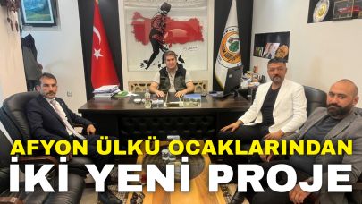 Afyon Ülkü Ocaklarından İki Yeni Proje