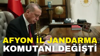 Afyon İl Jandarma Komutanı Değişti