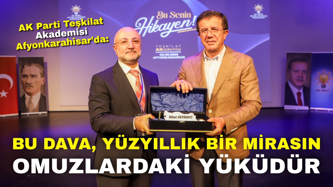 AK Parti Teşkilat Akademisi Afyonkarahisar’da: “Bu Dava, Yüzyıllık Bir Mirasın Omuzlardaki Yüküdür”