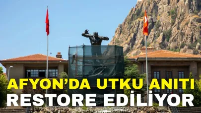 Afyon’da Utku Anıtı Restore Ediliyor: Şehrin Sembolü, Geçmişe Vefa ile Yenileniyor