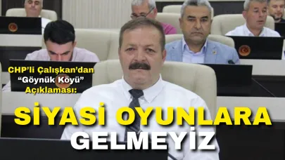 CHP’li Çalışkan’dan “Göynük Köyü” Açıklaması: “Siyasi Oyunlara Gelmeyiz”