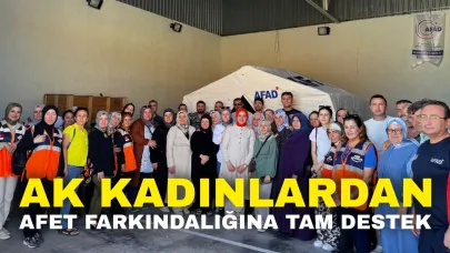 Ak Kadınlardan Afet Farkındalığına Tam Destek