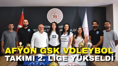 Afyon GSK Voleybol Takımı 2. Lige Yükseldi