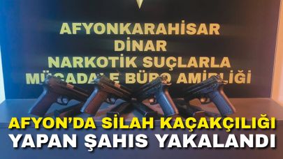 Afyon’da Silah Kaçakçılığı Yapan Şahıs Yakalandı