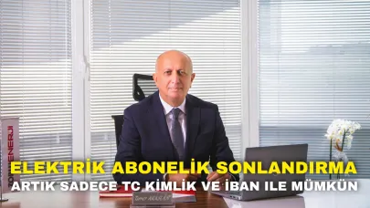 Elektrik Abonelik Sonlandırma Artık Sadece TC Kimlik ve IBAN ile Mümkün