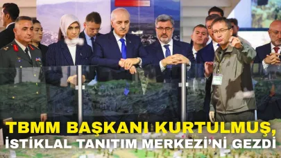 TBMM Başkanı Kurtulmuş, İstiklal Tanıtım Merkezi’ni Gezdi