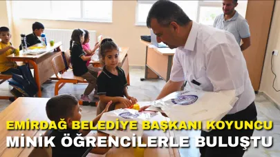 Emirdağ Belediye Başkanı Koyuncu Minik Öğrencilerle Buluştu