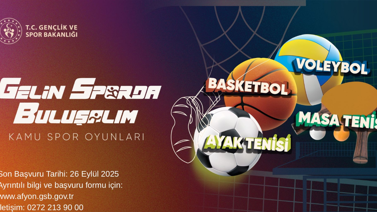 Kamu Spor Oyunları Başlıyor: “Gelin Sporda Buluşalım”
