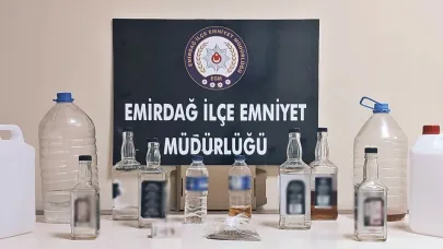 Afyon Emirdağ’da Sahte Alkol Operasyonu: 1 Gözaltı