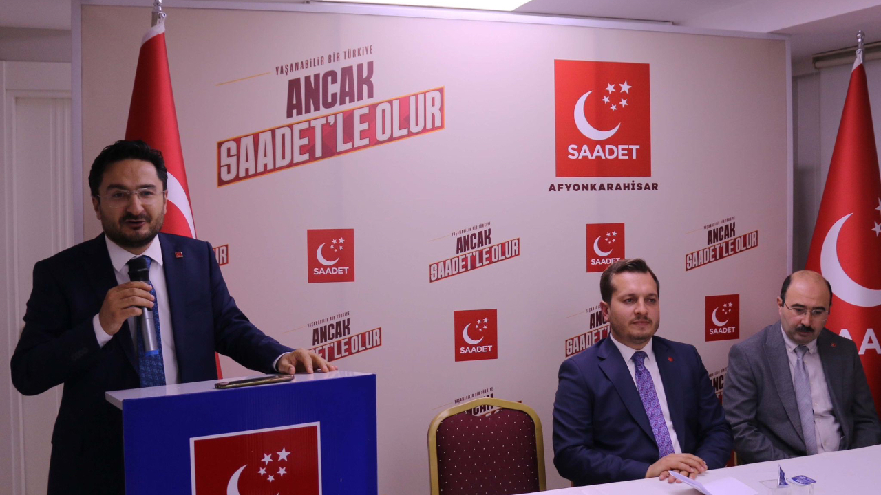 Saadet Partililer Afyon’da Konuştu: “Türkiye’nin Kaynakları Faize Harcanıyor, Üretim Ekonomisi Tehlikede.”