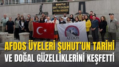AFDOS Üyeleri Şuhut’un Tarihi ve Doğal Güzelliklerini Keşfetti