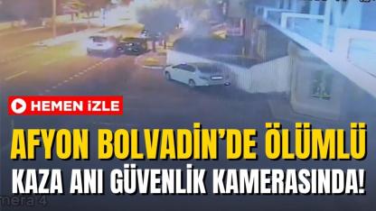 Afyon Bolvadin’de Ölümlü Kaza Anı Güvenlik Kamerasında! 65 Yaşındaki Yayanın Ölümüne Neden Olan Sürücü Tutuklandı