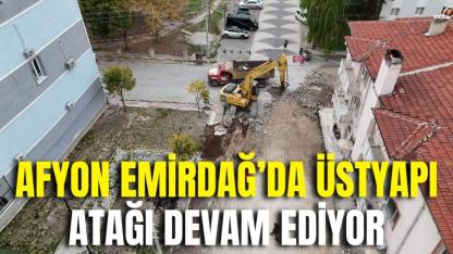 Afyon Emirdağ’da Üstyapı Atağı Devam Ediyor