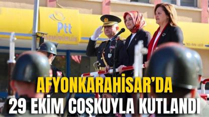 Afyonkarahisar’da 29 Ekim Coşkuyla Kutlandı
