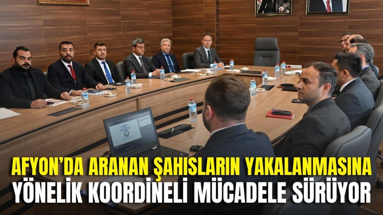 Afyonkarahisar’da Aranan Şahısların Yakalanmasına Yönelik Koordineli Mücadele Sürüyor