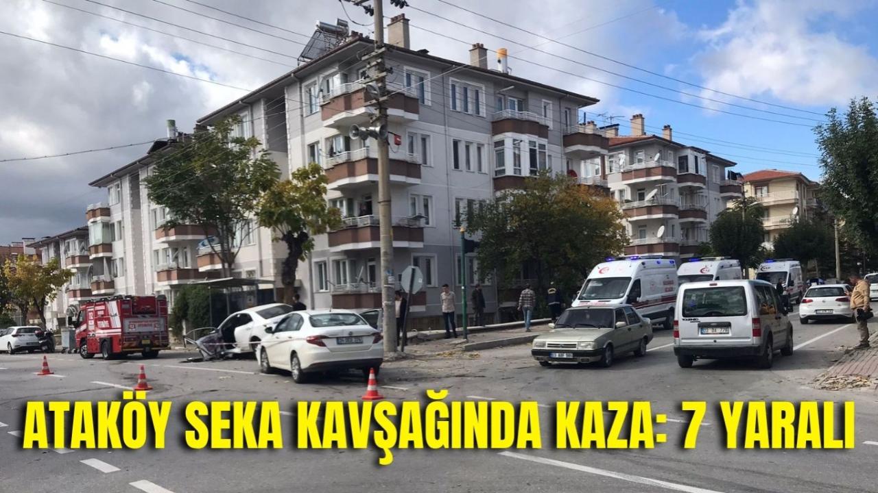 Ataköy Seka Kavşağında Kaza: 7 Yaralı