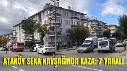 Ataköy Seka Kavşağında Kaza: 7 Yaralı