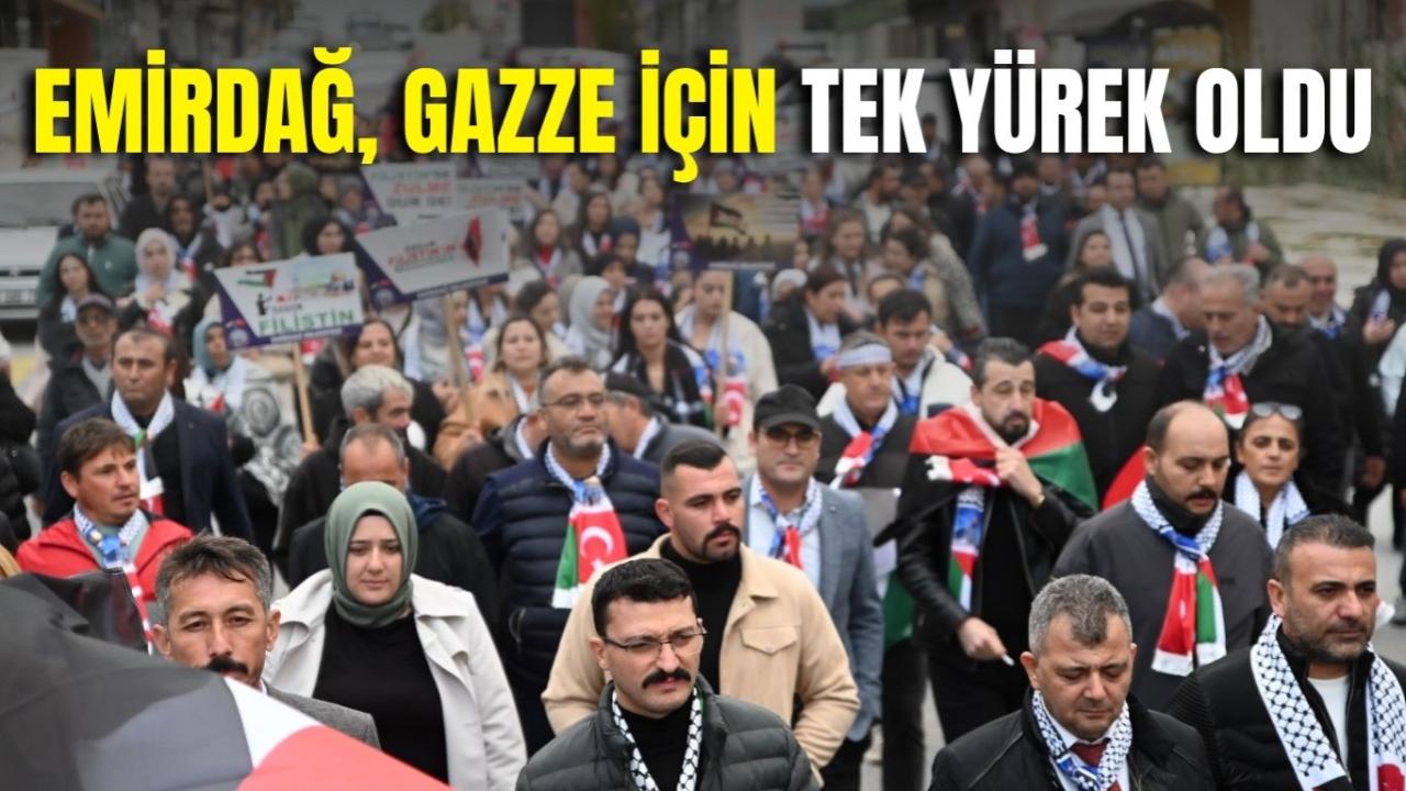 Emirdağ, Gazze İçin Tek Yürek Oldu