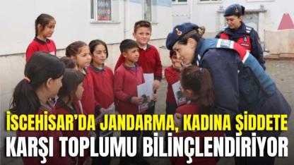 İscehisar’da Jandarma, Kadına Şiddete Karşı Toplumu Bilinçlendiriyor