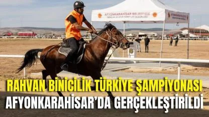 Rahvan Binicilik Türkiye Şampiyonası Afyonkarahisar’da Gerçekleştirildi