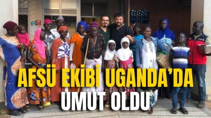 AFSÜ Ekibi Uganda’da Umut Oldu