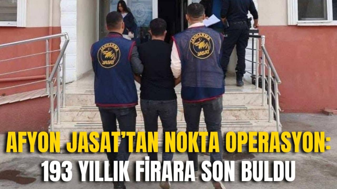 Afyon JASAT’tan Nokta Operasyon: 193 Yıllık Firara Son!