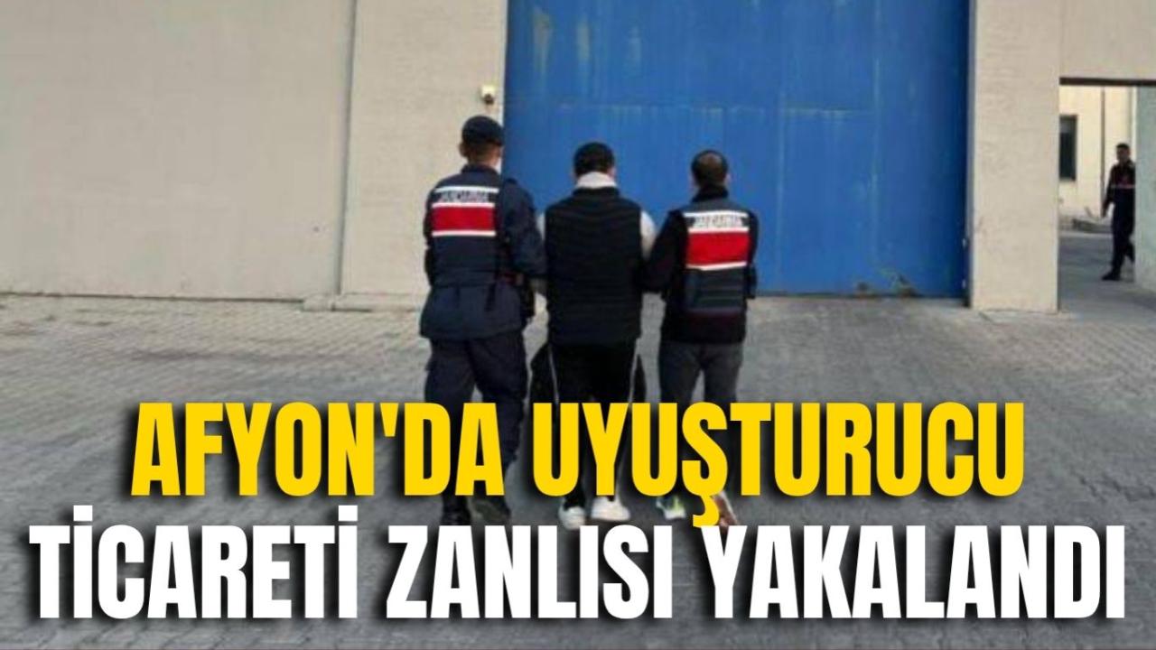 Afyon&#039;da Uyuşturucu Ticareti Zanlısı Yakalandı