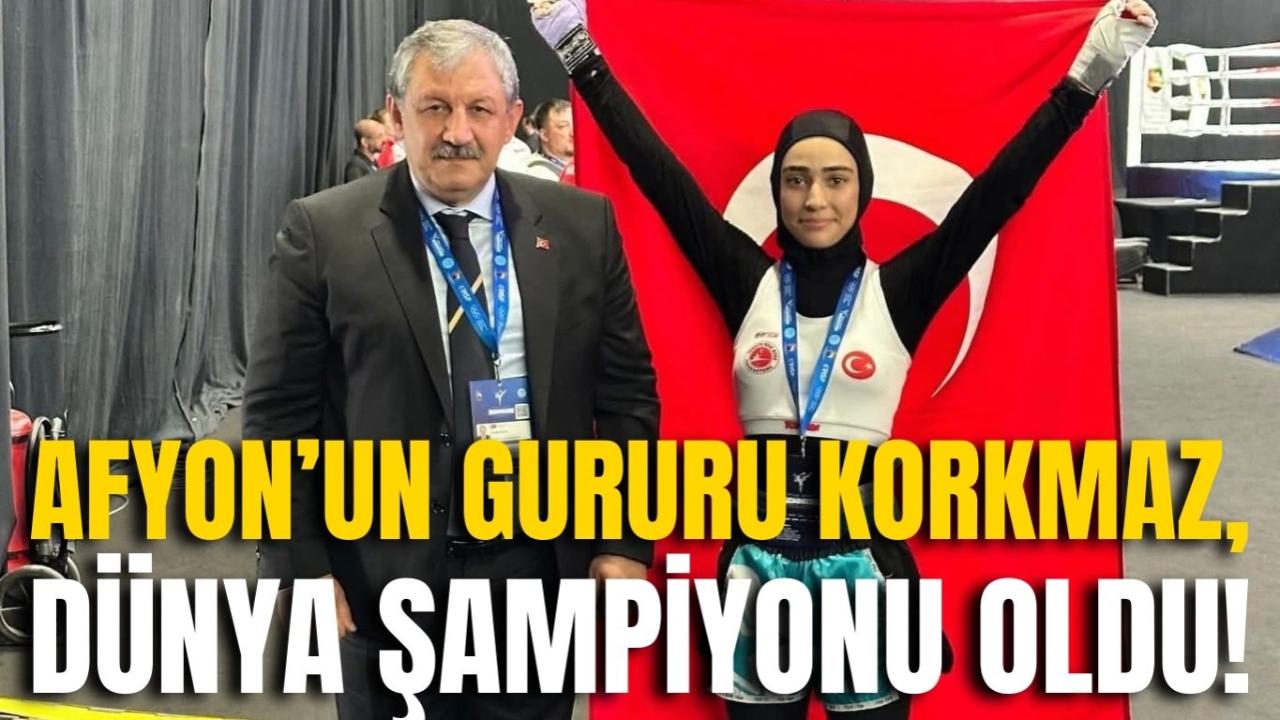Afyonkarahisar’ın Gururu Özlem Melek Korkmaz, Dünya Şampiyonu Oldu!