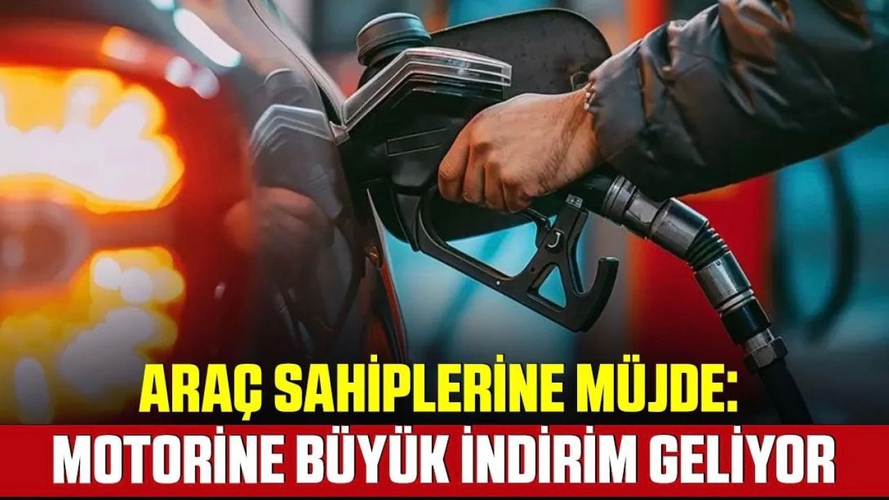 Araç Sahiplerine Müjde! Motorine İndirim Geliyor
