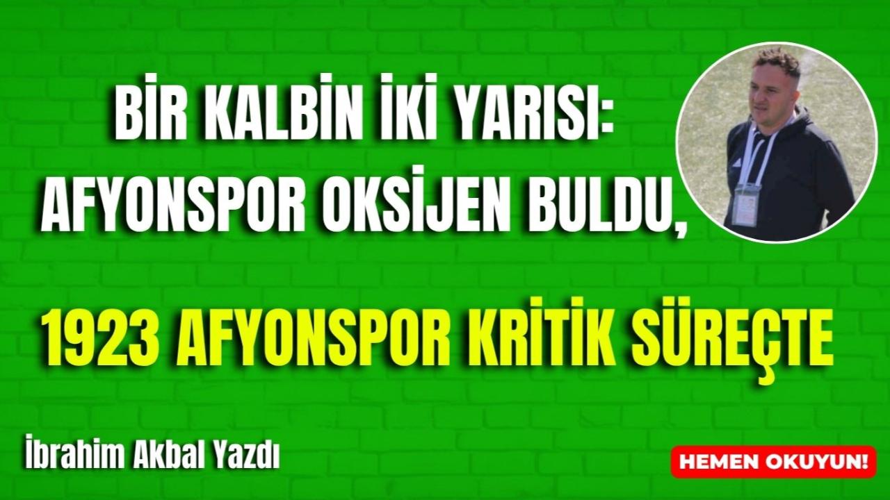 Bir Kalbin İki Yarısı: Afyonspor Oksijen Buldu, 1923 Afyonspor Kritik Süreçte