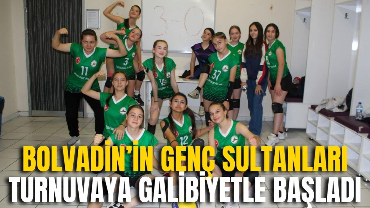 Bolvadin’in Genç Sultanları Turnuvaya Galibiyetle Başladı
