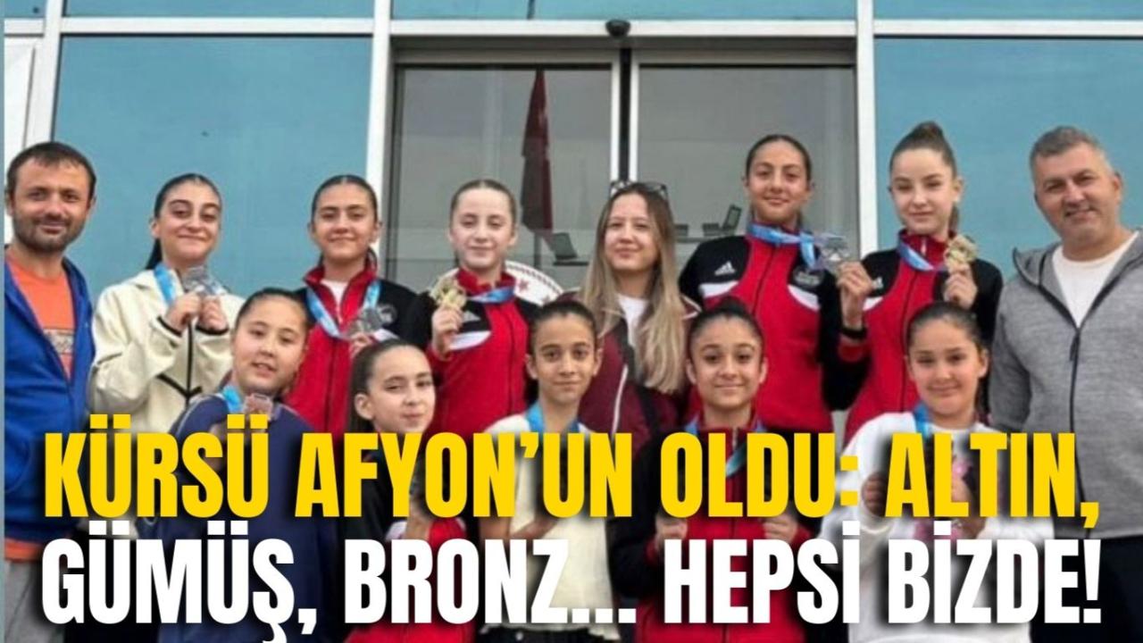 Kürsü Afyon’un Oldu: Altın, Gümüş, Bronz… Hepsi Bizde!