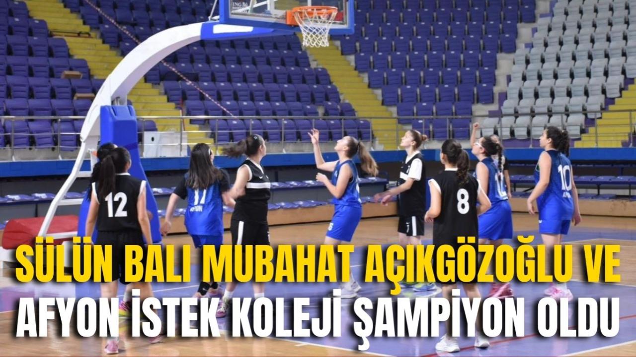 Sülün Balı Mubahat Açıkgözoğlu ve Afyon İstek Koleji Şampiyon Oldu