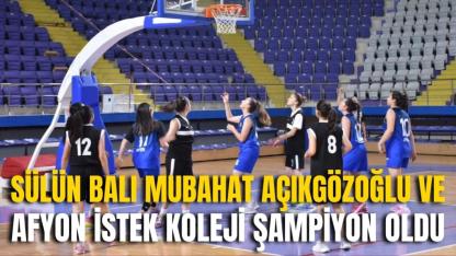 Sülün Balı Mubahat Açıkgözoğlu ve Afyon İstek Koleji Şampiyon Oldu
