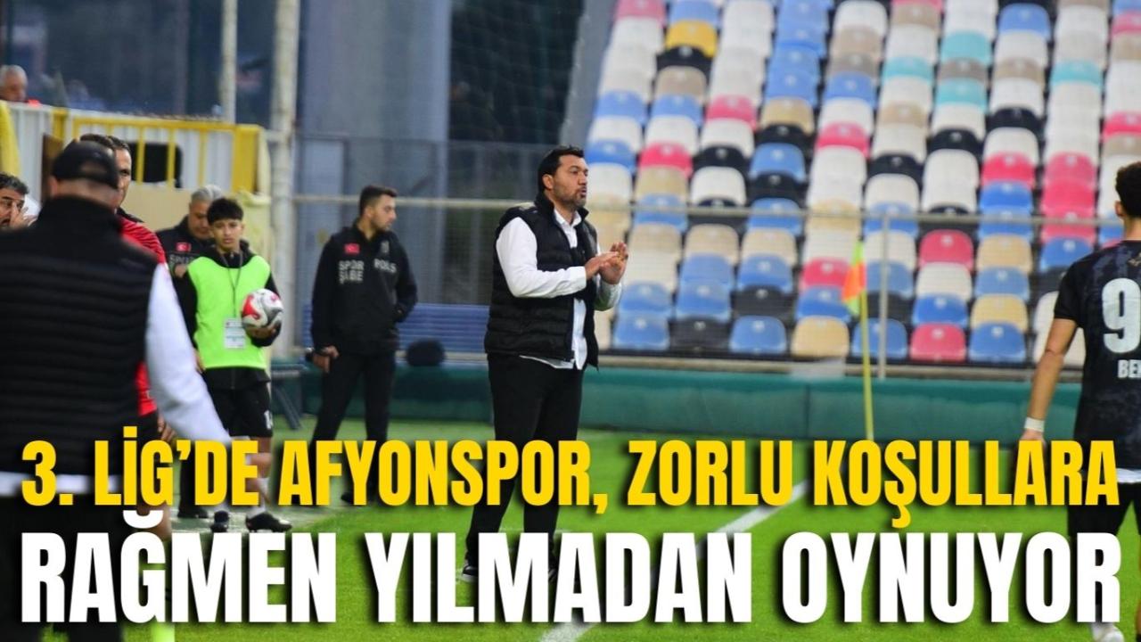 3. Lig’de Afyonspor, Zorlu Koşullara Rağmen Yılmadan Oynuyor