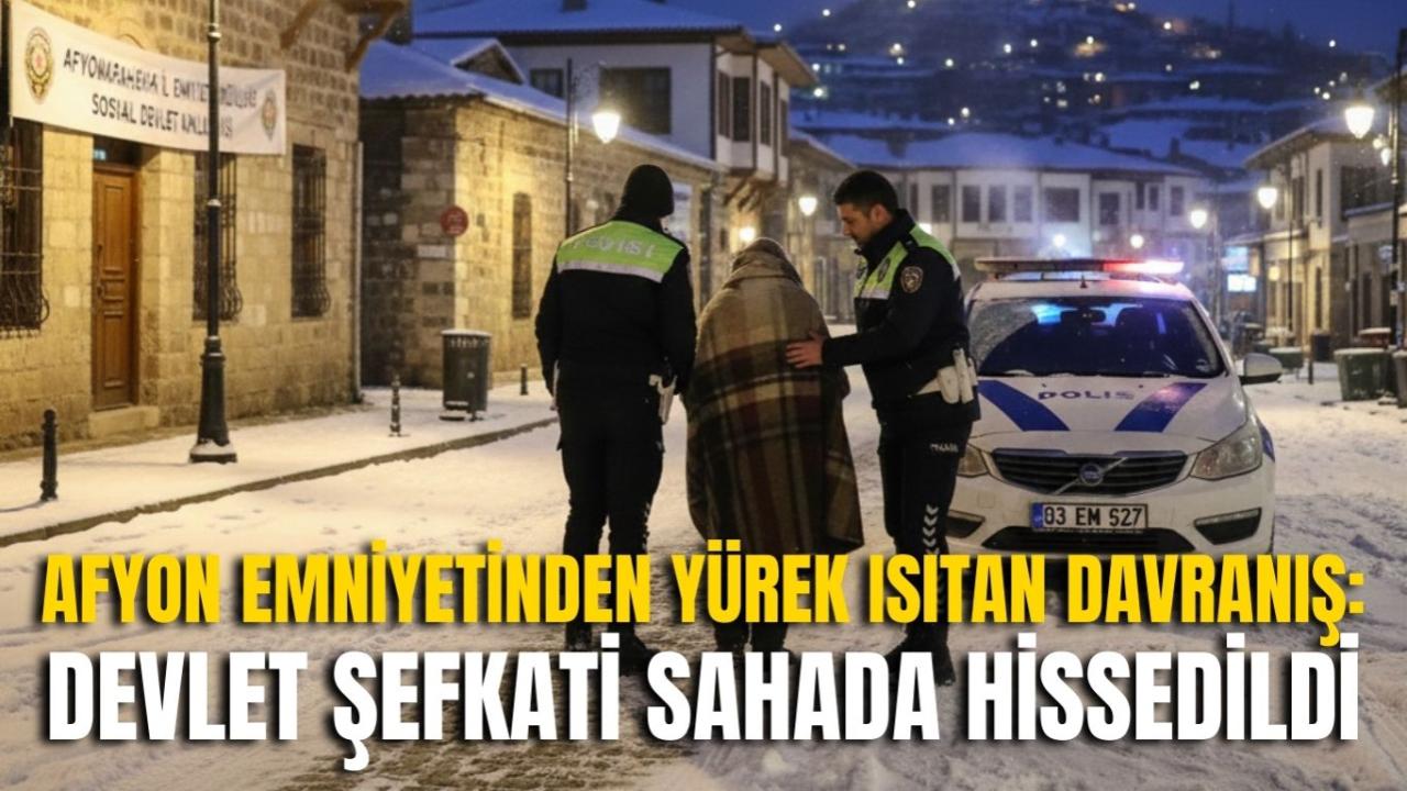 Afyon Emniyetinden Yürek Isıtan Davranış: Devlet Şefkati Sahada Hissedildi