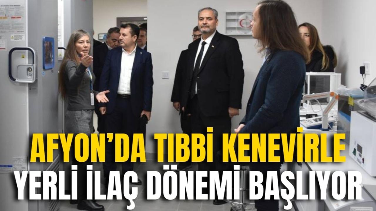 Afyon’da Tıbbi Kenevirle Yerli İlaç Dönemi Başlıyor