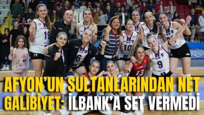 Afyon’un Sultanlarından Net Galibiyet: İlbank’a Set Vermedi