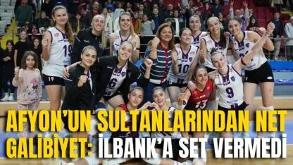 Afyon’un Sultanlarından Net Galibiyet: İlbank’a Set Vermedi